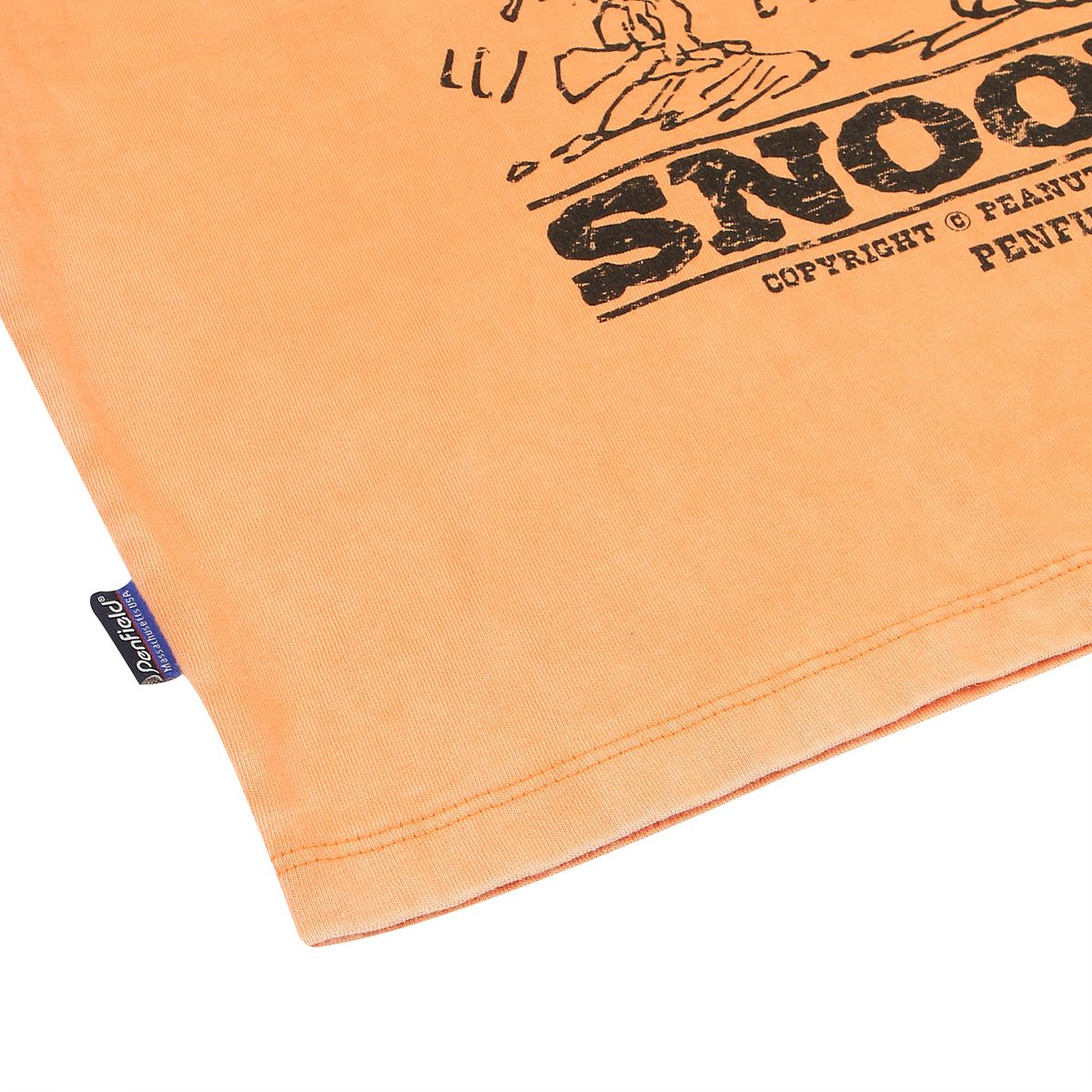 펜필드(PENFIELD) [P X PEANUTS] RINGER CROP TS ORANGE_FQ2KT781