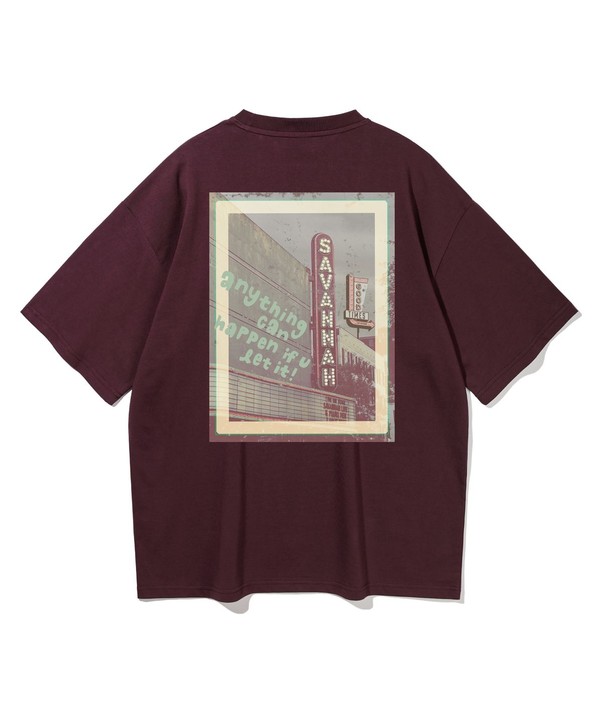 앨빈클로(ALVINCLO) 사바나 오버핏 반팔티 AST4553 (4 COLOR)