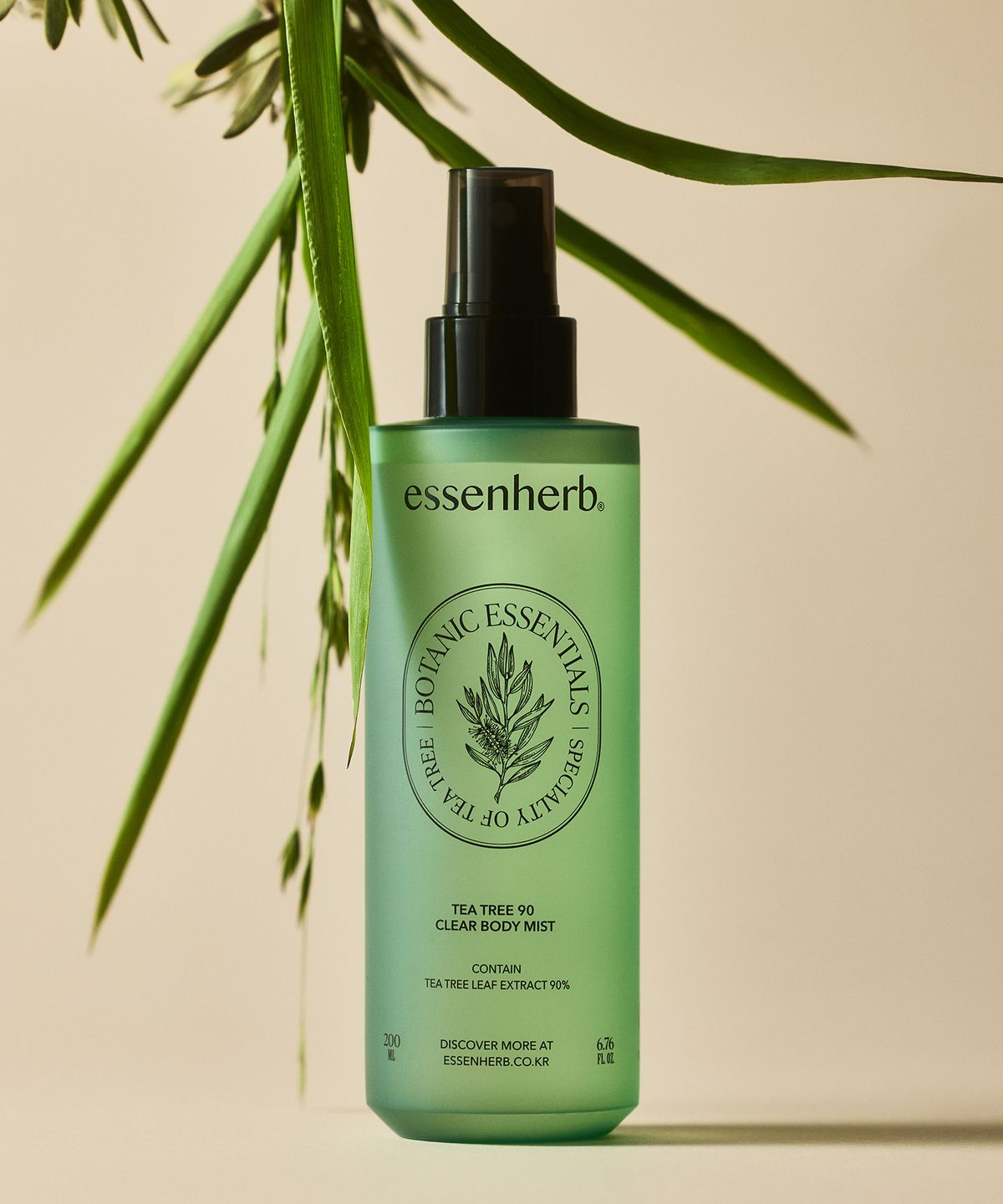 에센허브(ESSENHERB) [2개] 티트리 90 클리어 바디 미스트 200ml x2