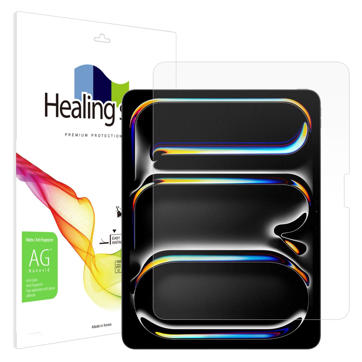 힐링쉴드(HEALINGSHIELD) 아이패드 프로 7세대 13 저반사 지문방지 액정보호필름