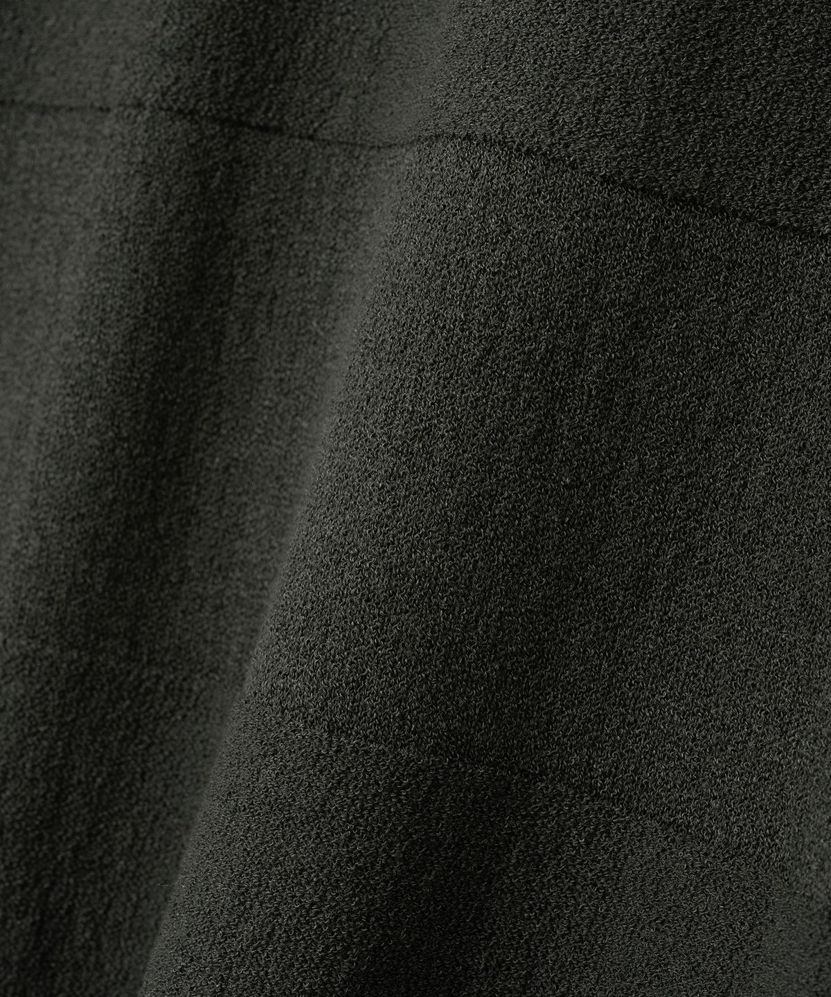 밀로 아카이브(MILLO ARCHIVE) 블록 하프 카라 니트 [카키]