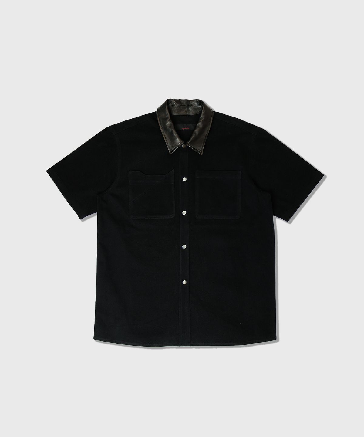 애니타임로릭(ANYTIME LOREAK) SUNFLOWER WORK SHIRT - BLACK