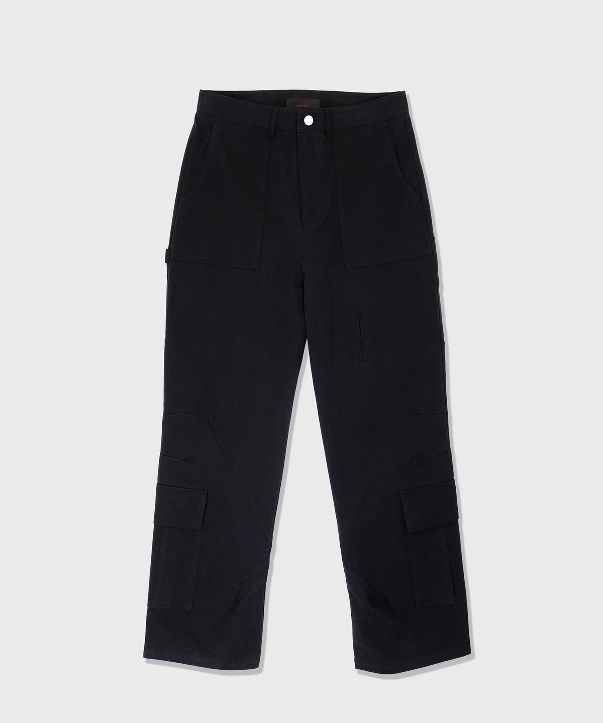애니타임로릭(ANYTIME LOREAK) LAVENDER WORK PANTS - BLACK
