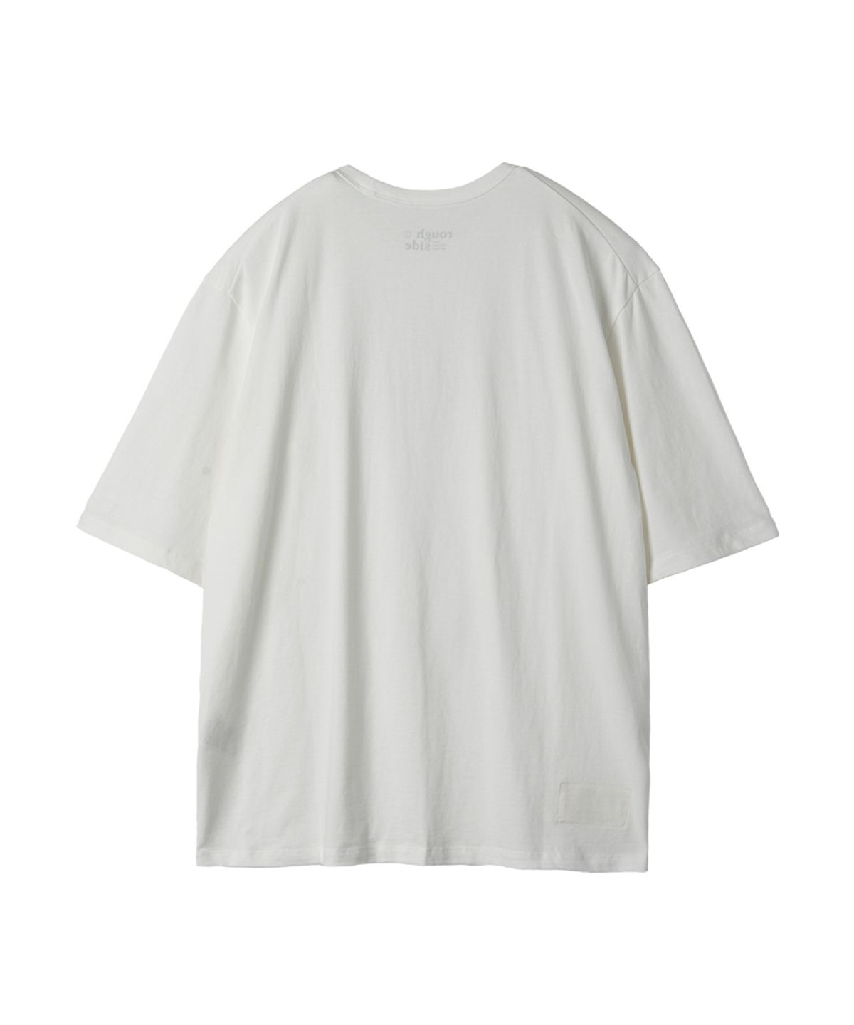러프사이드(ROUGHSIDE) Origin Half T-shirt Off White