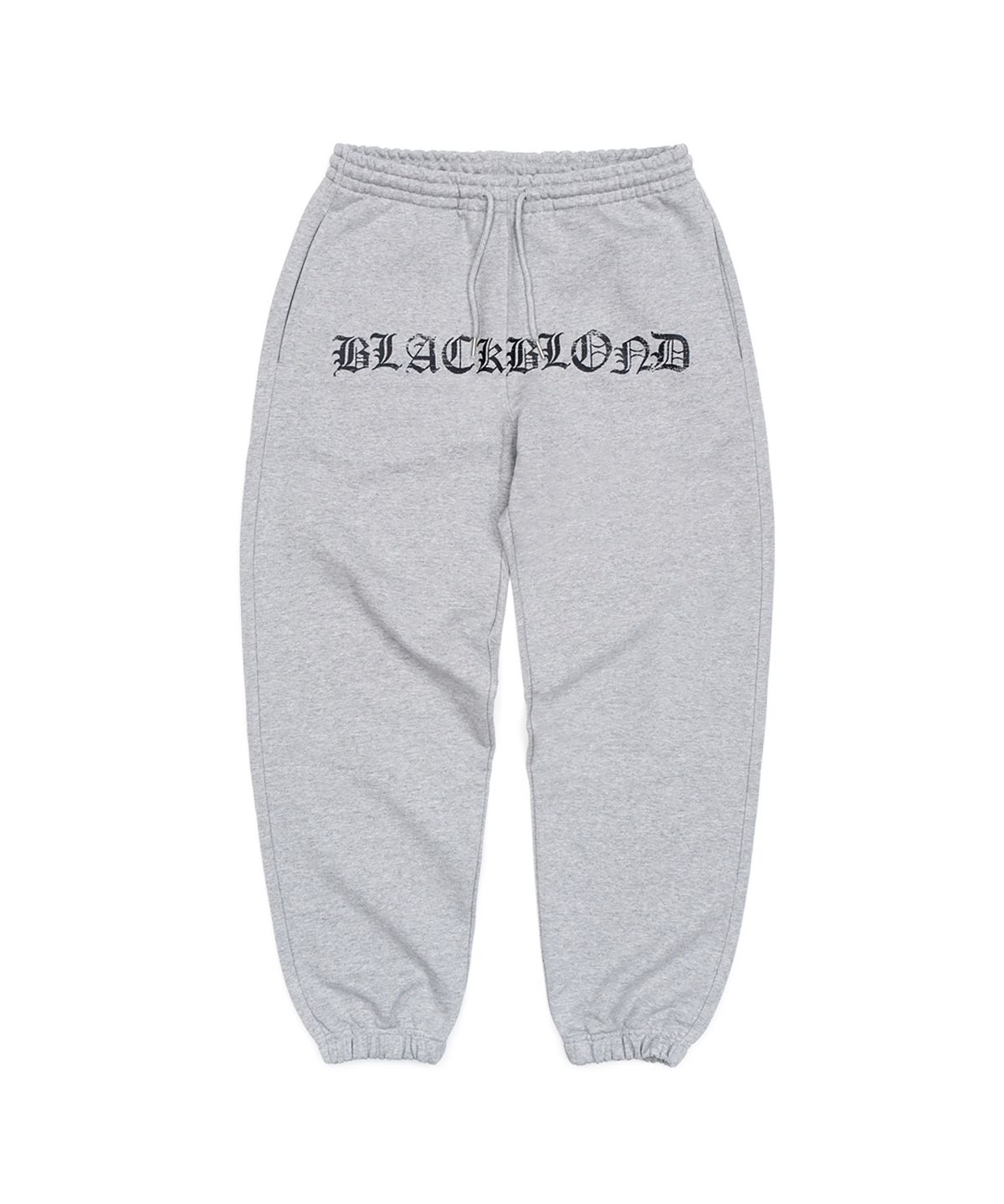 블랙블론드(BLACKBLOND) 비비디 크러쉬드 페이쓰 스웨트팬츠 (그레이)