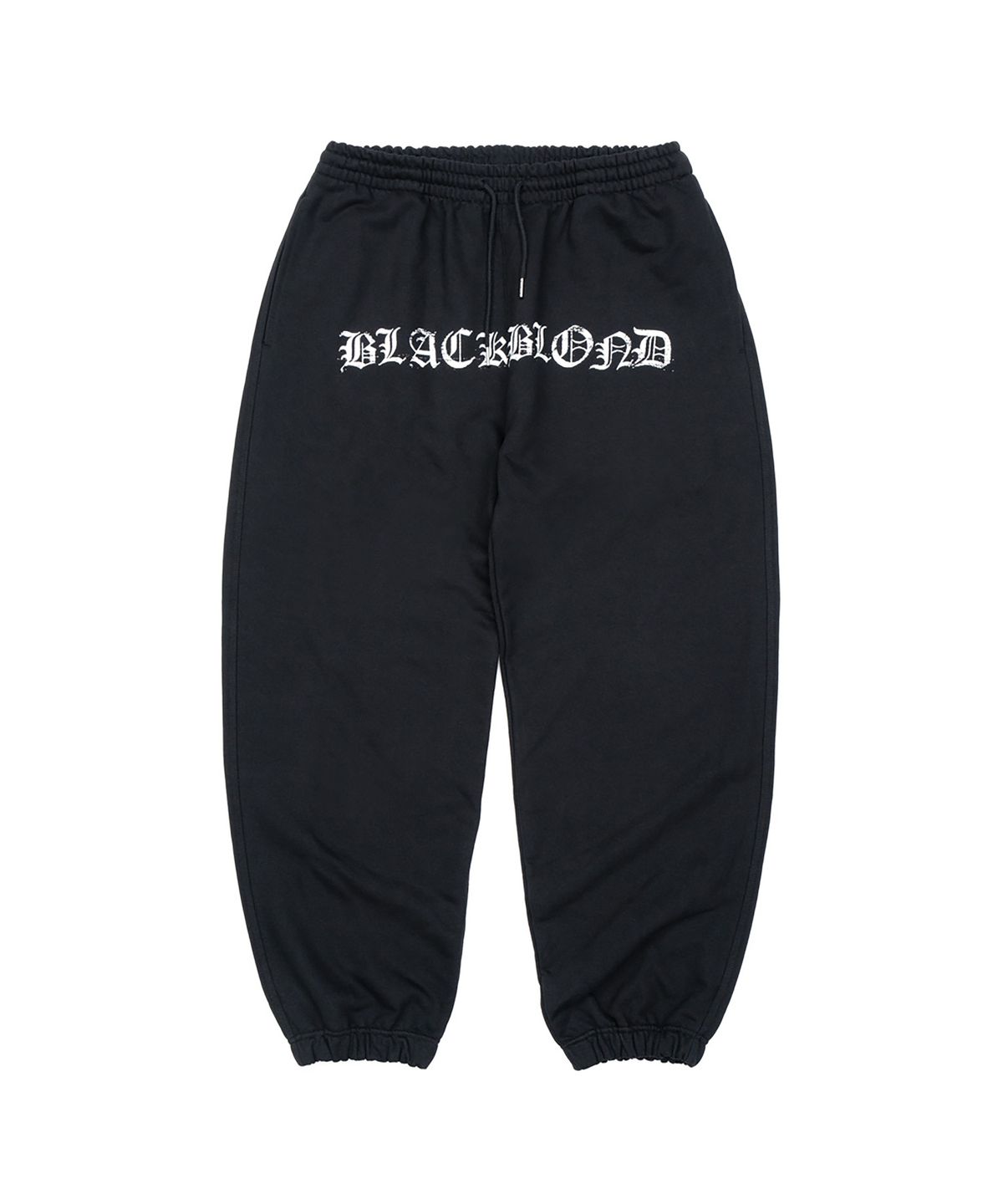 블랙블론드(BLACKBLOND) 비비디 크러쉬드 페이쓰 스웨트팬츠 (블랙)