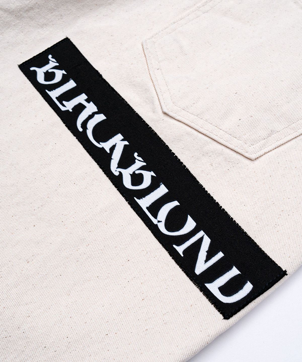 블랙블론드(BLACKBLOND) 비비디 노 심파시 와이드 코튼 팬츠 (아이보리)