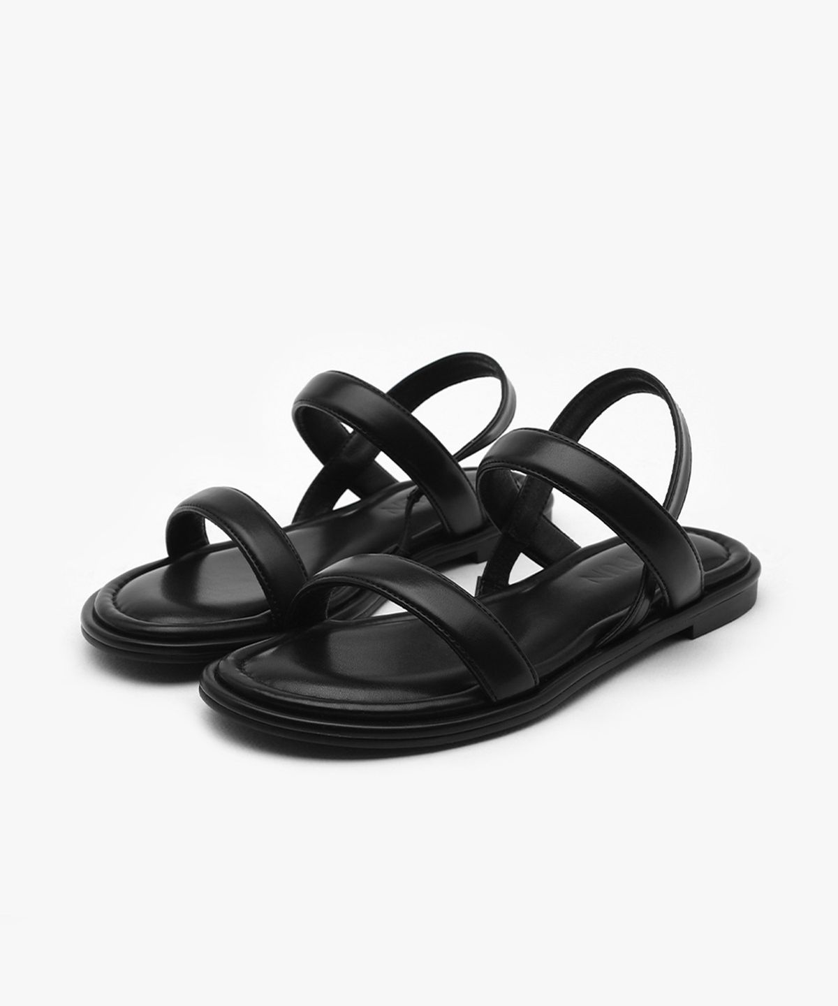 사뿐(SAPPUN) 러비나 라운드 스트랩 샌들 (1cm)