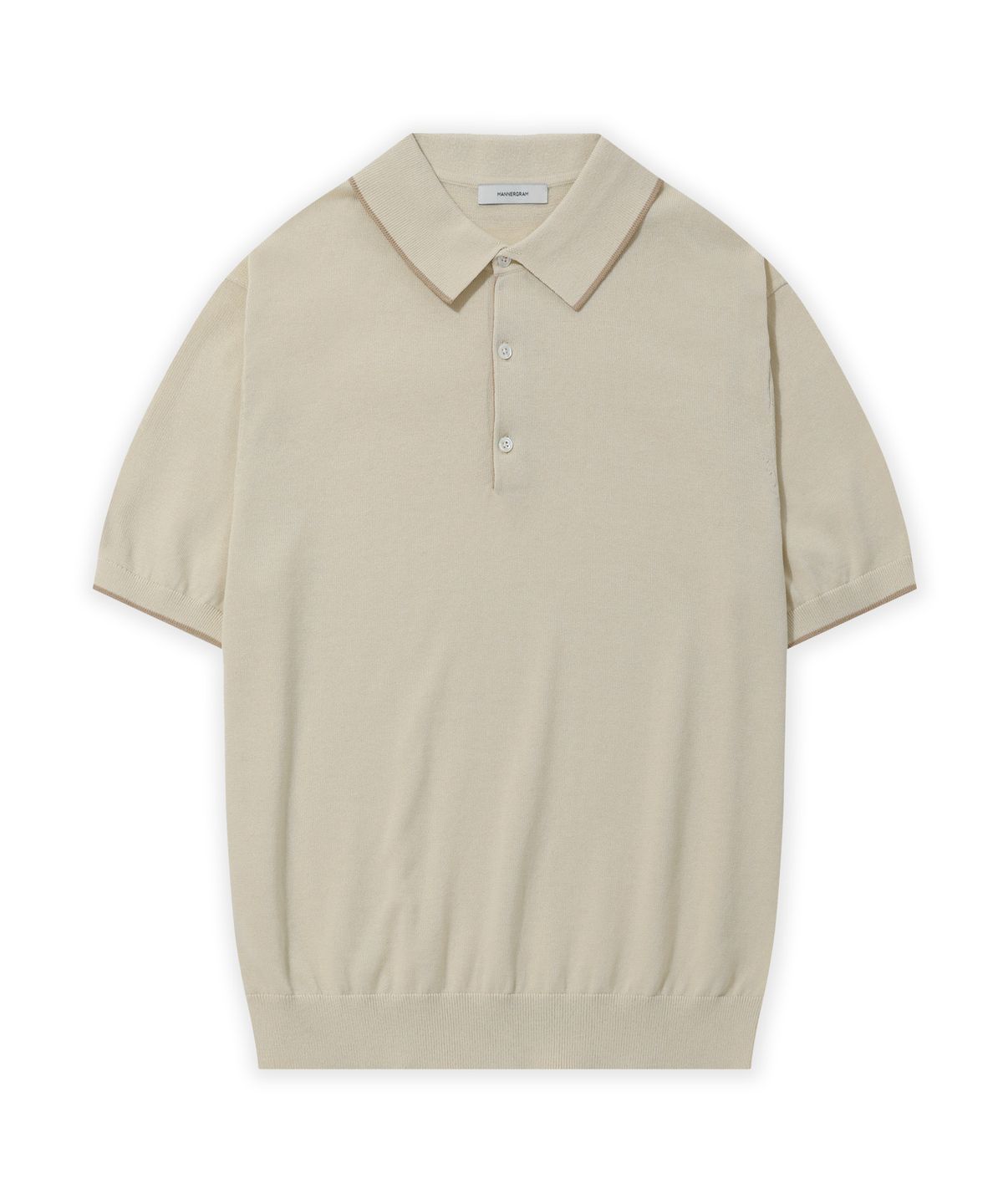 매너그램(MANNERGRAM) Superfine Cotton Siket 카라 반팔니트
