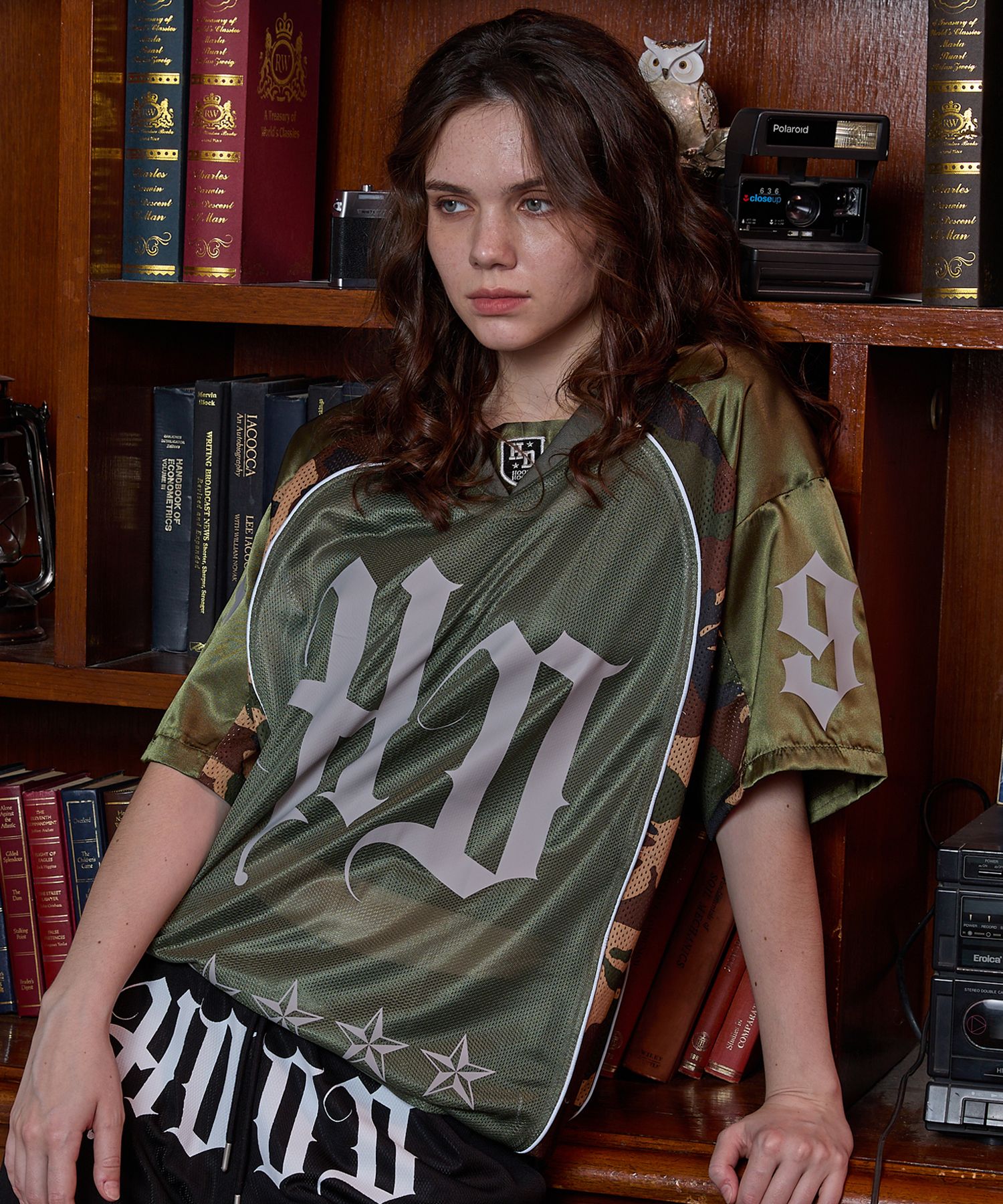 MUSINSA | HOODHOOD HD Camo Mesh Jersey Short Sleeve T-shirt