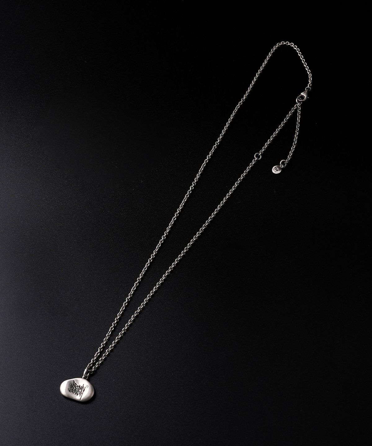 브라운브레스(BROWNBREATH) DOUGH SILVER NECKLACE - SILVER