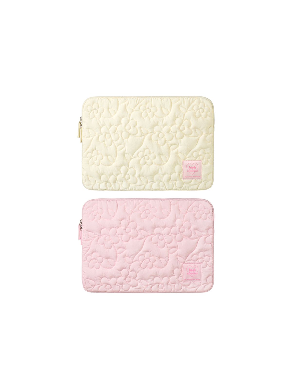 하이칙스(HIGH CHEEKS) Flower Puffy Notebook Pouch_HC2435PC002M