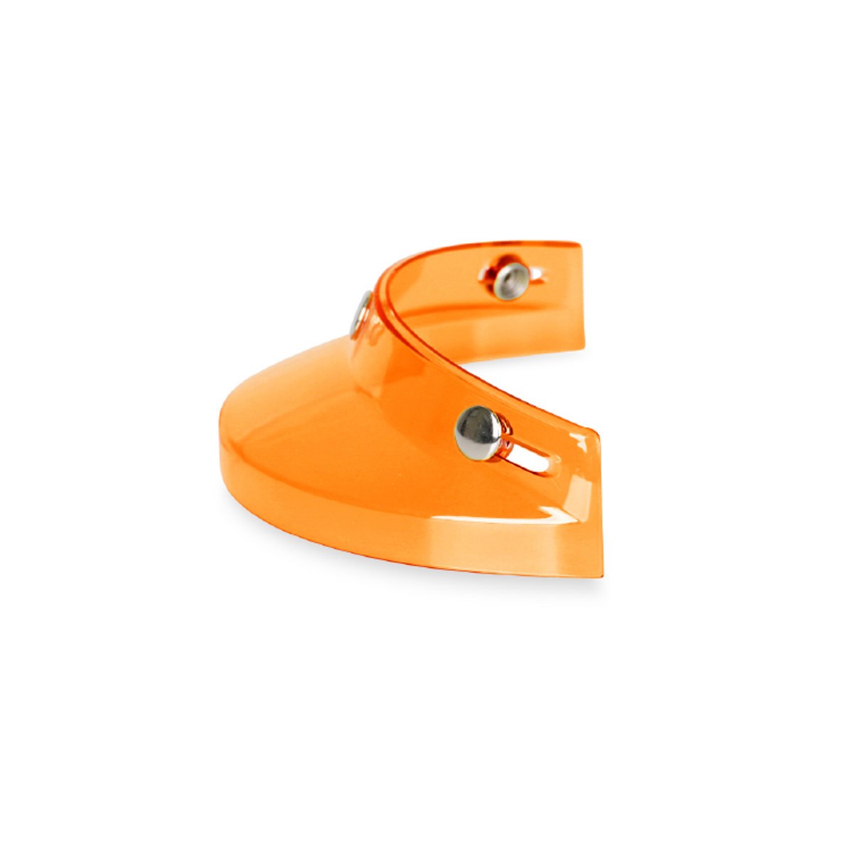 쿤타치(KUNTACH) Mods and Rockers classic visor - CLEAR ORANGE