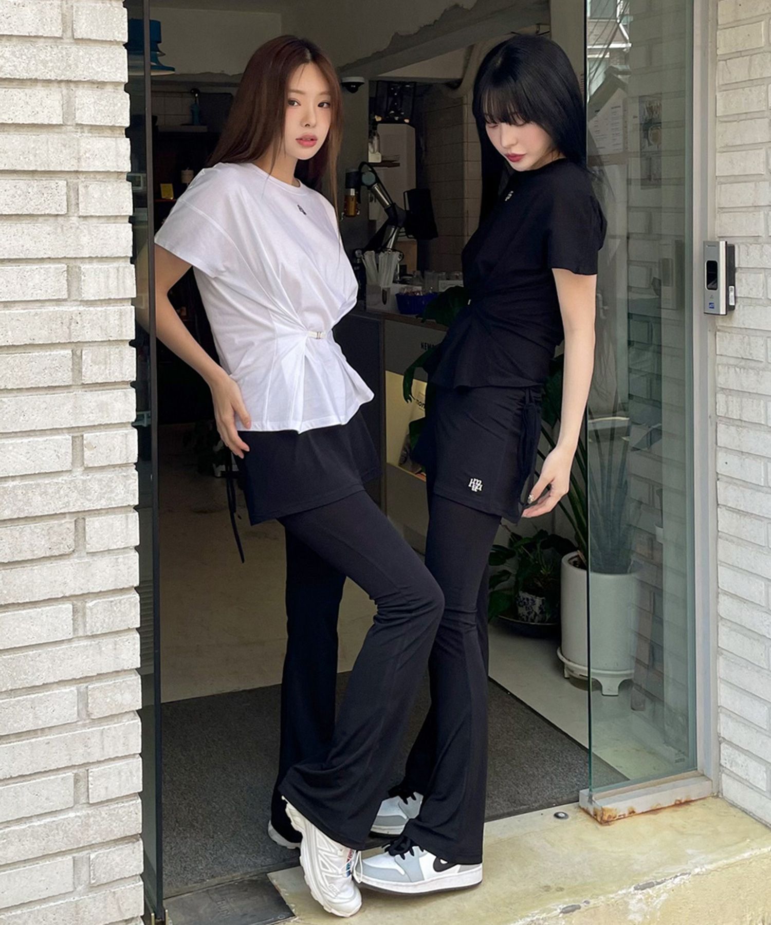 ●muahmuah● Layered String Skirt Pants Black _MUP24001_ MUSINSA | MUAHMUAH Layered String Skirt Pants [Black]