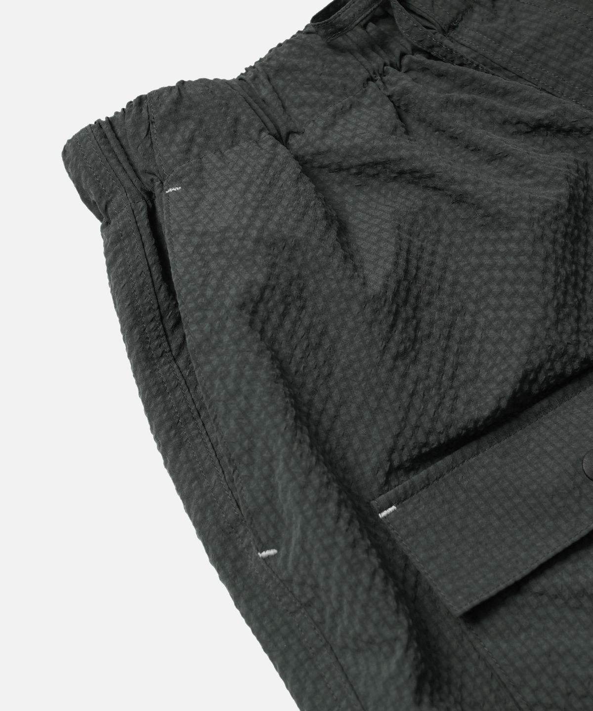 프리즘웍스(FRIZMWORKS) COMFORTABLE BANDING SHORTS _ CHARCOAL