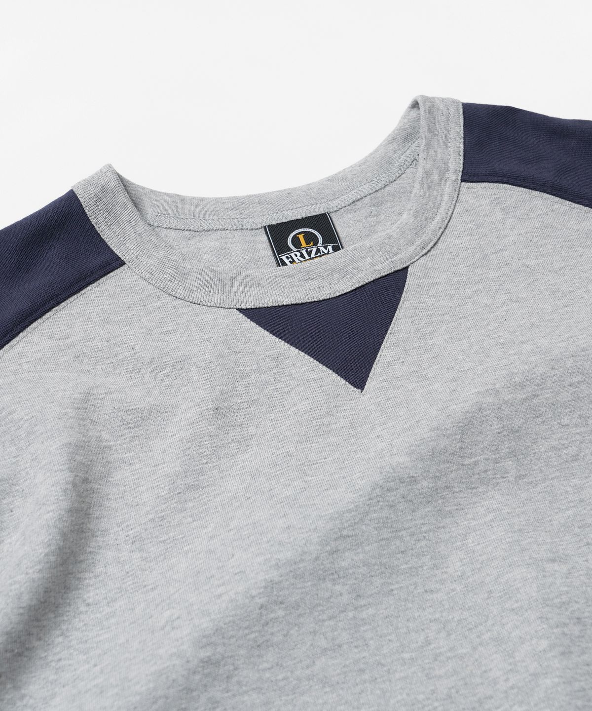 프리즘웍스(FRIZMWORKS) ROUNDED RAGLAN HALF TEE _ NAVY