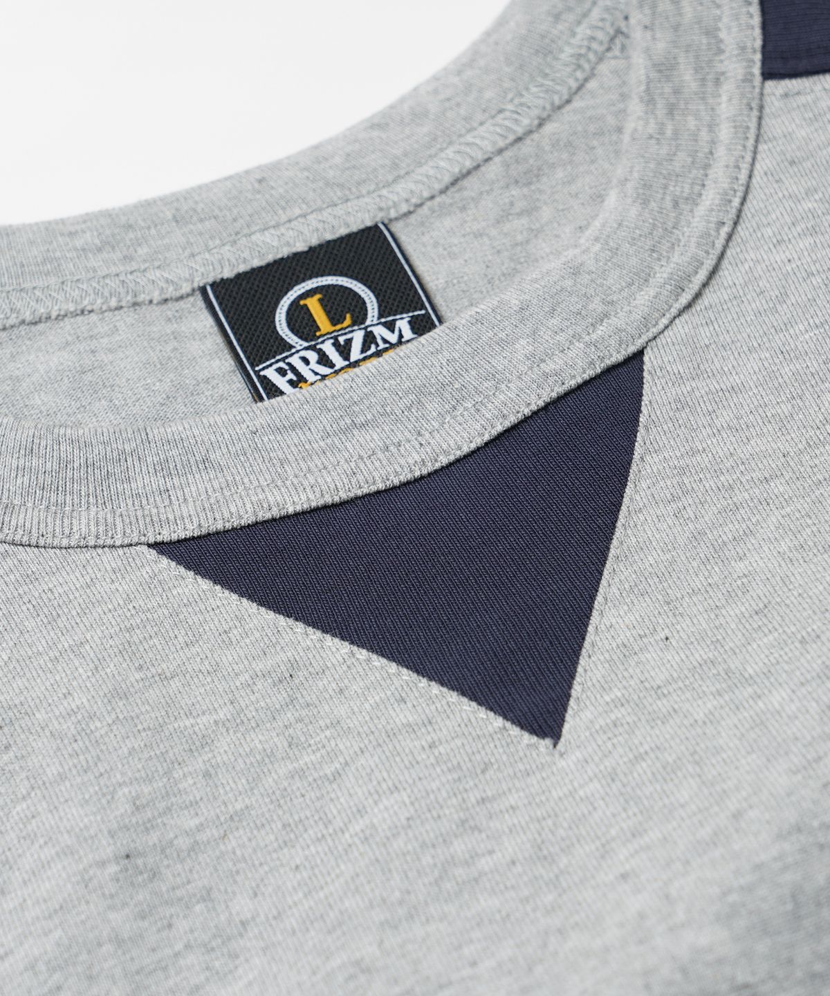 프리즘웍스(FRIZMWORKS) ROUNDED RAGLAN HALF TEE _ NAVY