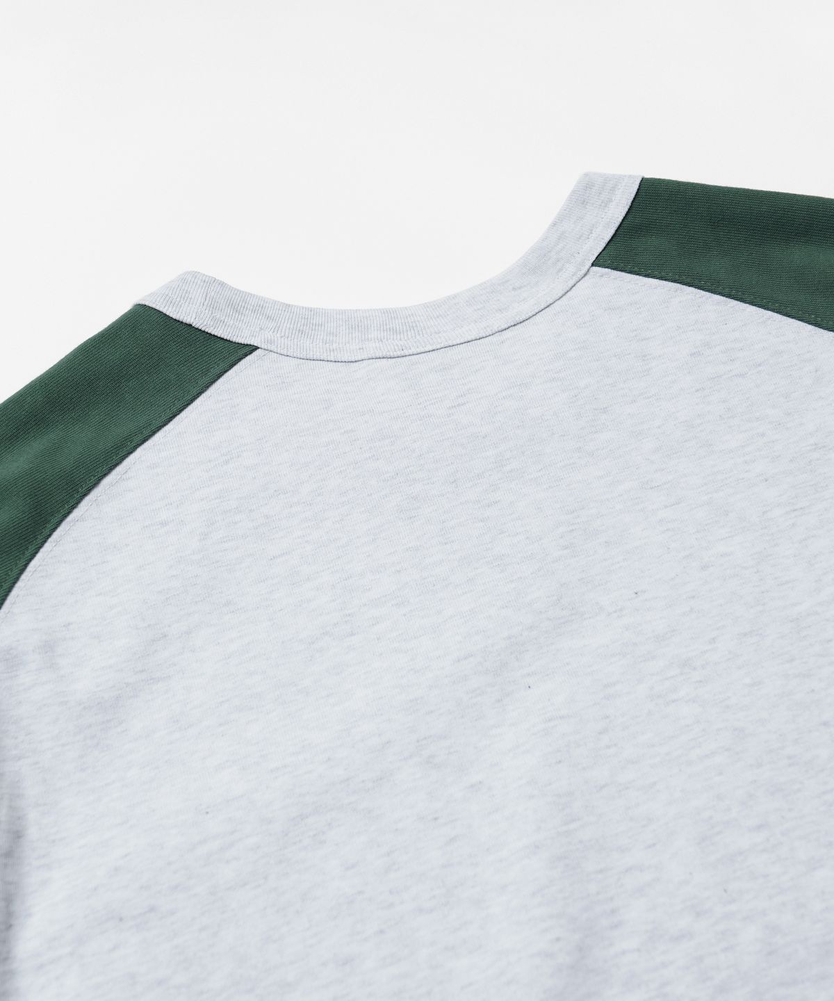 프리즘웍스(FRIZMWORKS) ROUNDED RAGLAN HALF TEE _ FOREST GREEN