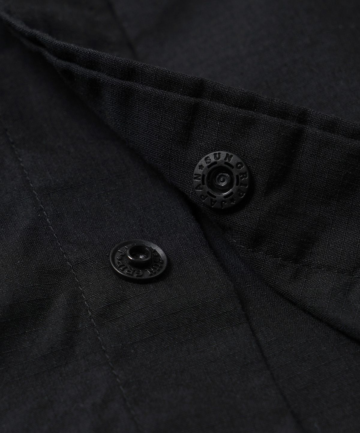 프리즘웍스(FRIZMWORKS) CN RIPSTOP FISHING HALF SHIRT _ BLACK