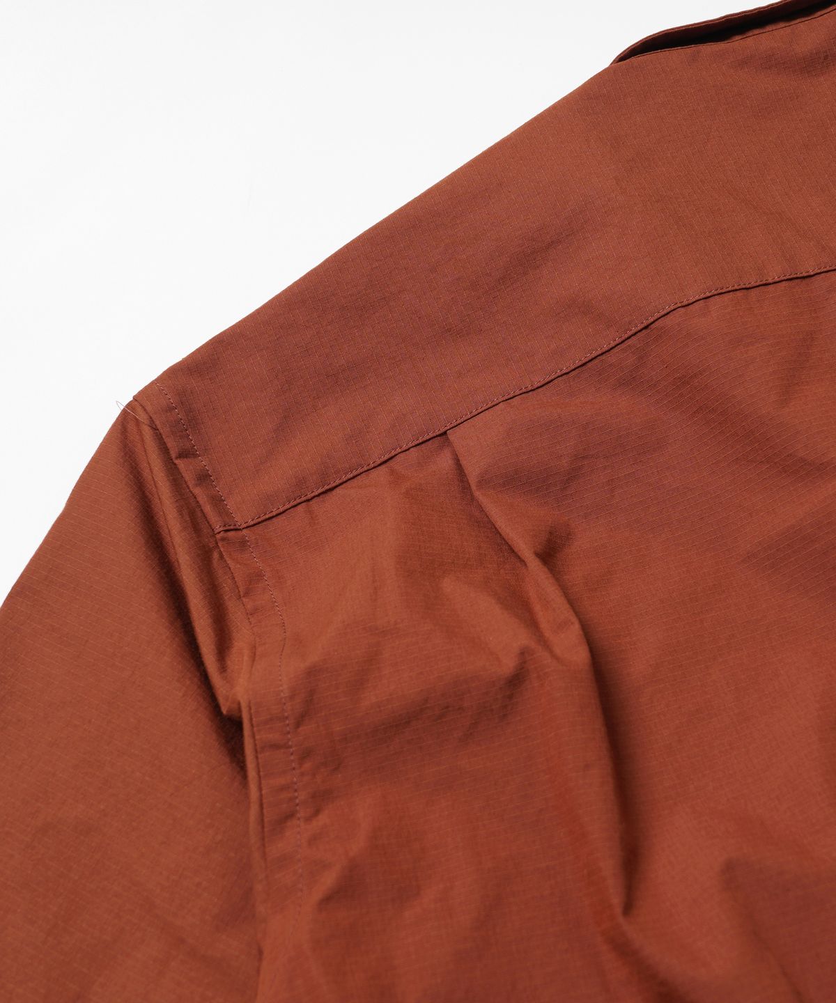 프리즘웍스(FRIZMWORKS) CN RIPSTOP FISHING HALF SHIRT _ BRICK