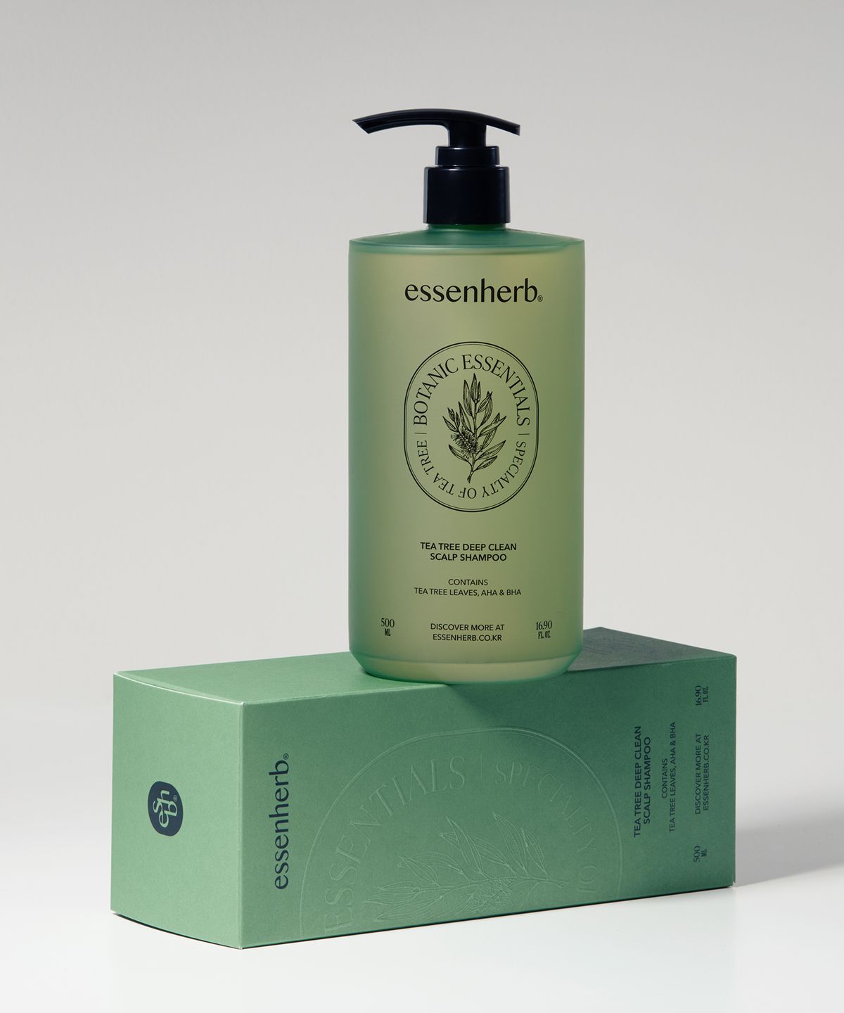 에센허브(ESSENHERB) 티트리 딥클린 스칼프 샴푸 500ml
