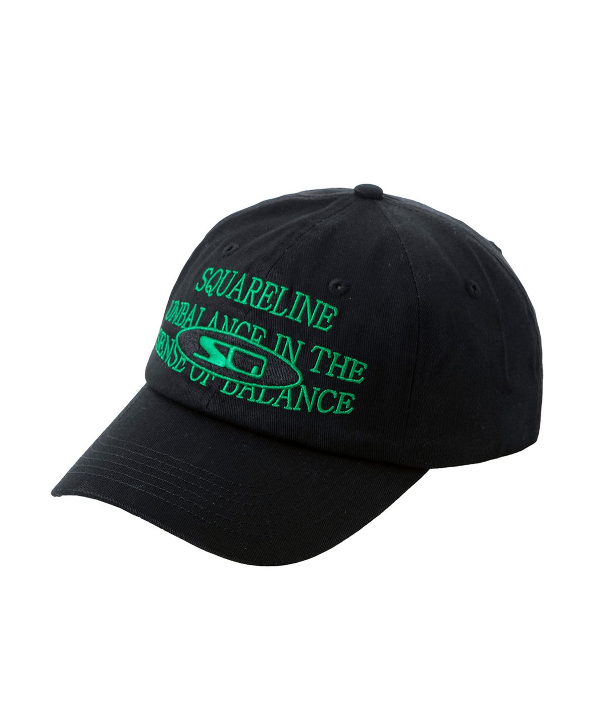 스퀘어라인(SQUARELINE) SQ Message Ball Cap - Black