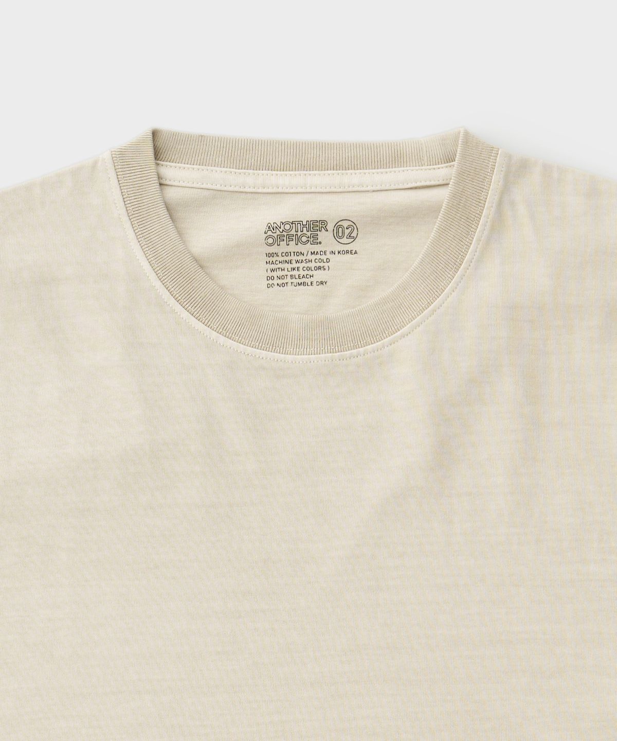 어나더 오피스(ANOTHER OFFICE) Journal Garment T (Light Sand)
