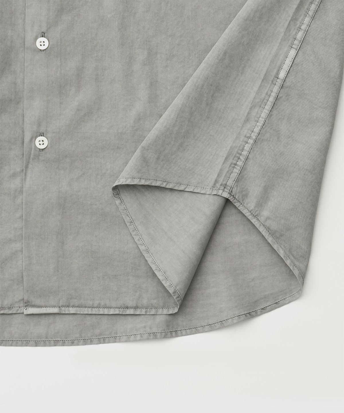 어나더 오피스(ANOTHER OFFICE) Volume Garment Shirt (Dusty Gray)