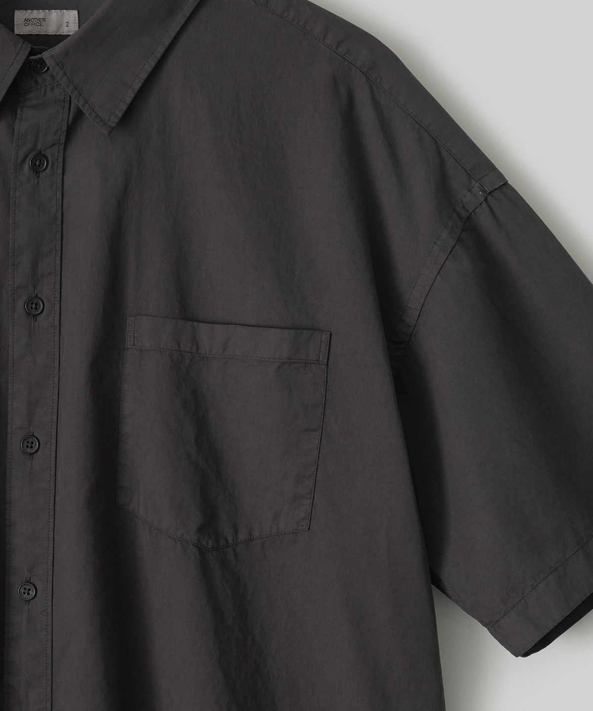 어나더 오피스(ANOTHER OFFICE) Huge Garment Shirt (Sumi)