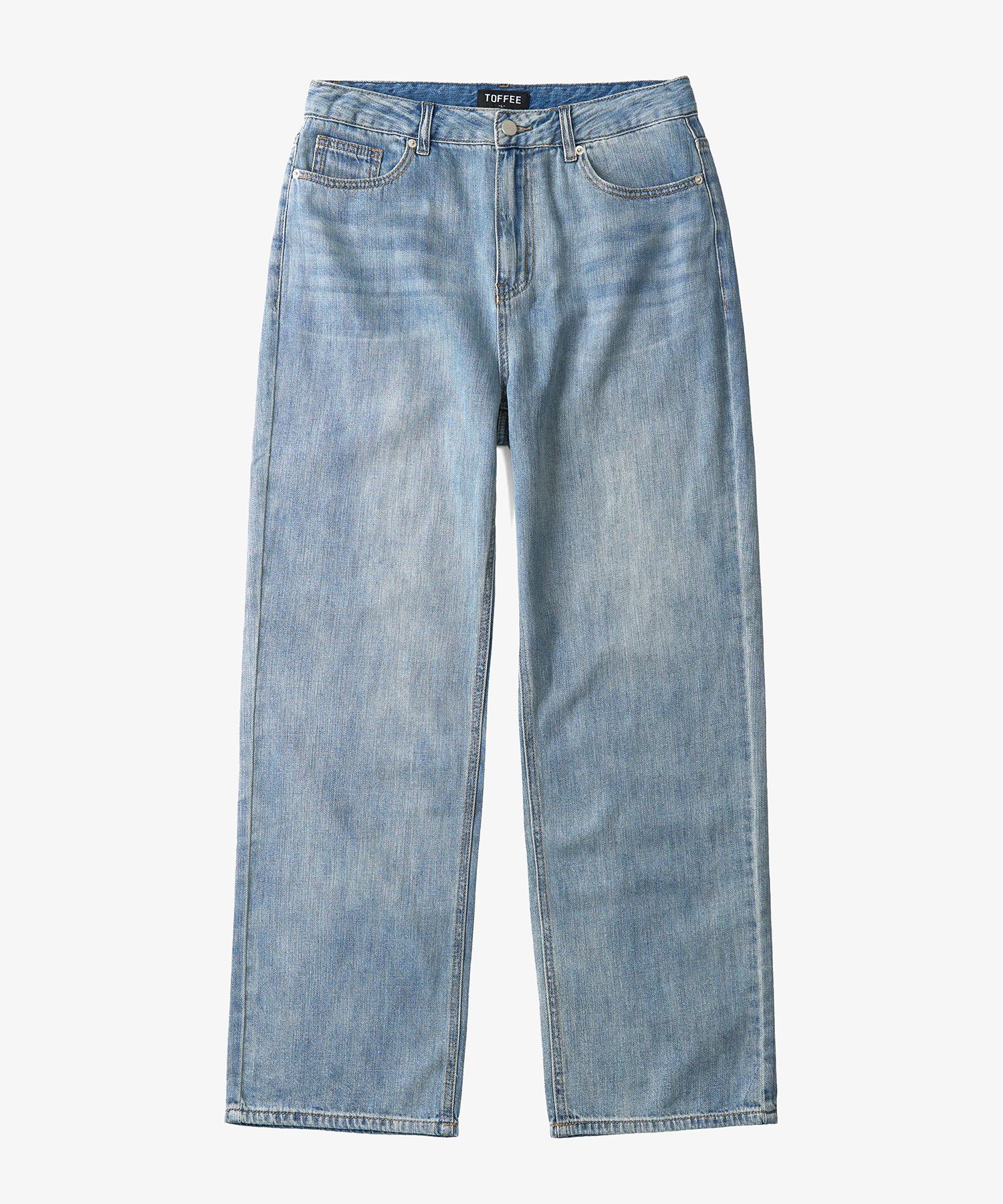 【TOFFEE】SL01 SUMMER DENIM WIDE PANTS MUSINSA | TOFFEE SL01 Summer Denim Wide Pants (BLACK)