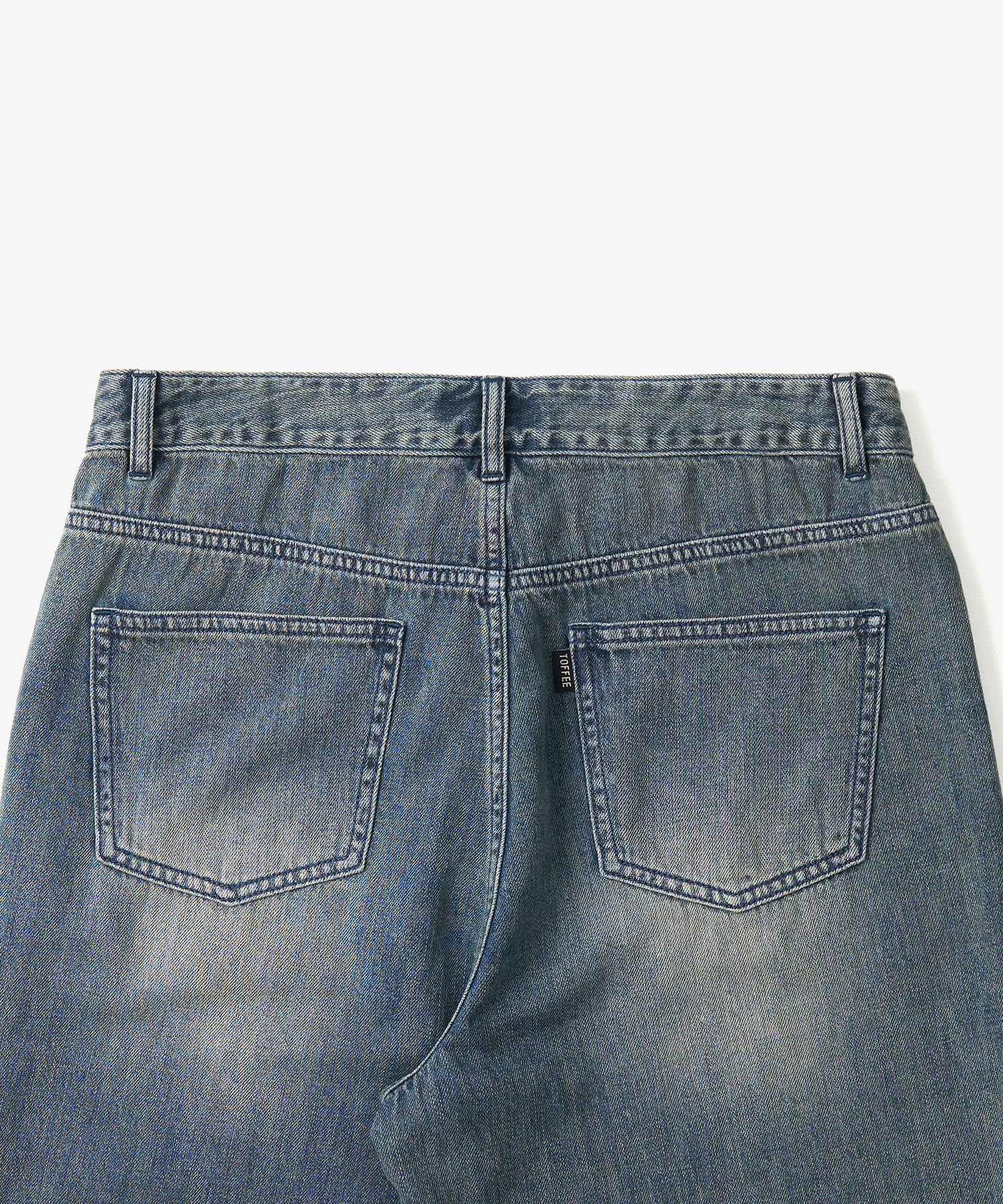 【YOURNUS】Mantra Volume Wide Denim Pants MUSINSA | OIOICOLLECTION TUCK WIDE DENIM PANTS [LIGHT BLUE]