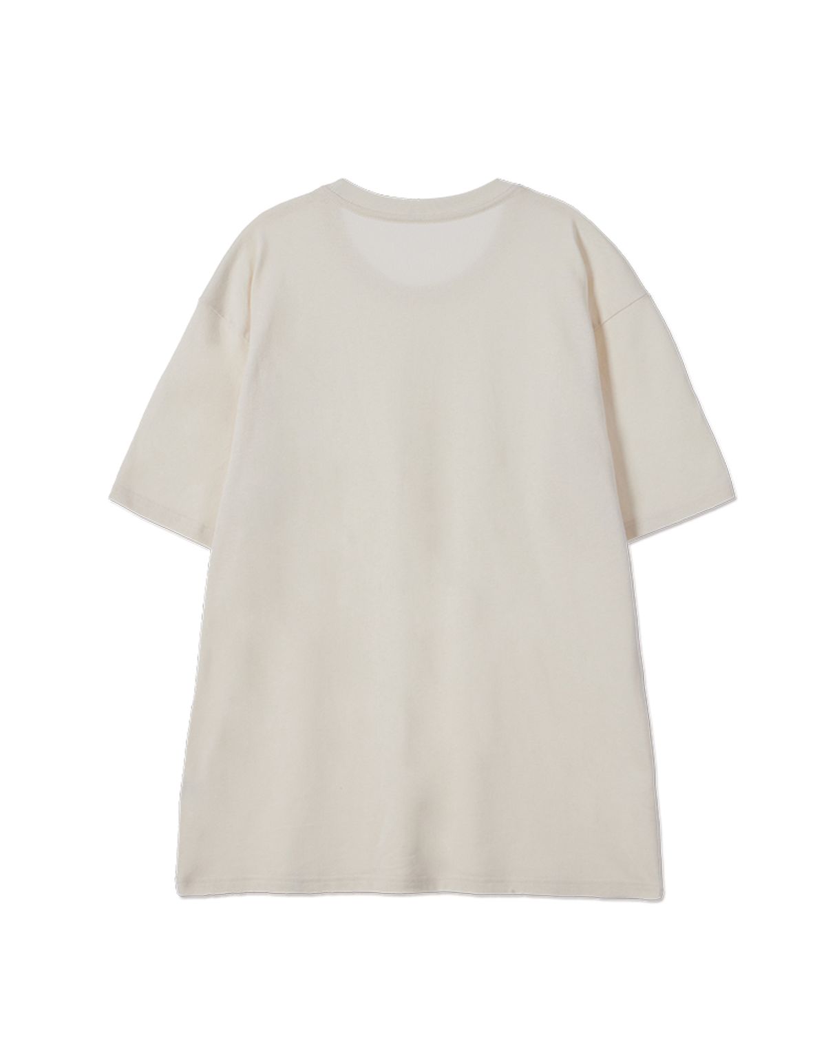 메이킷투(MAKEITTO) [BASIC] CREW NECK TEE_CREAM
