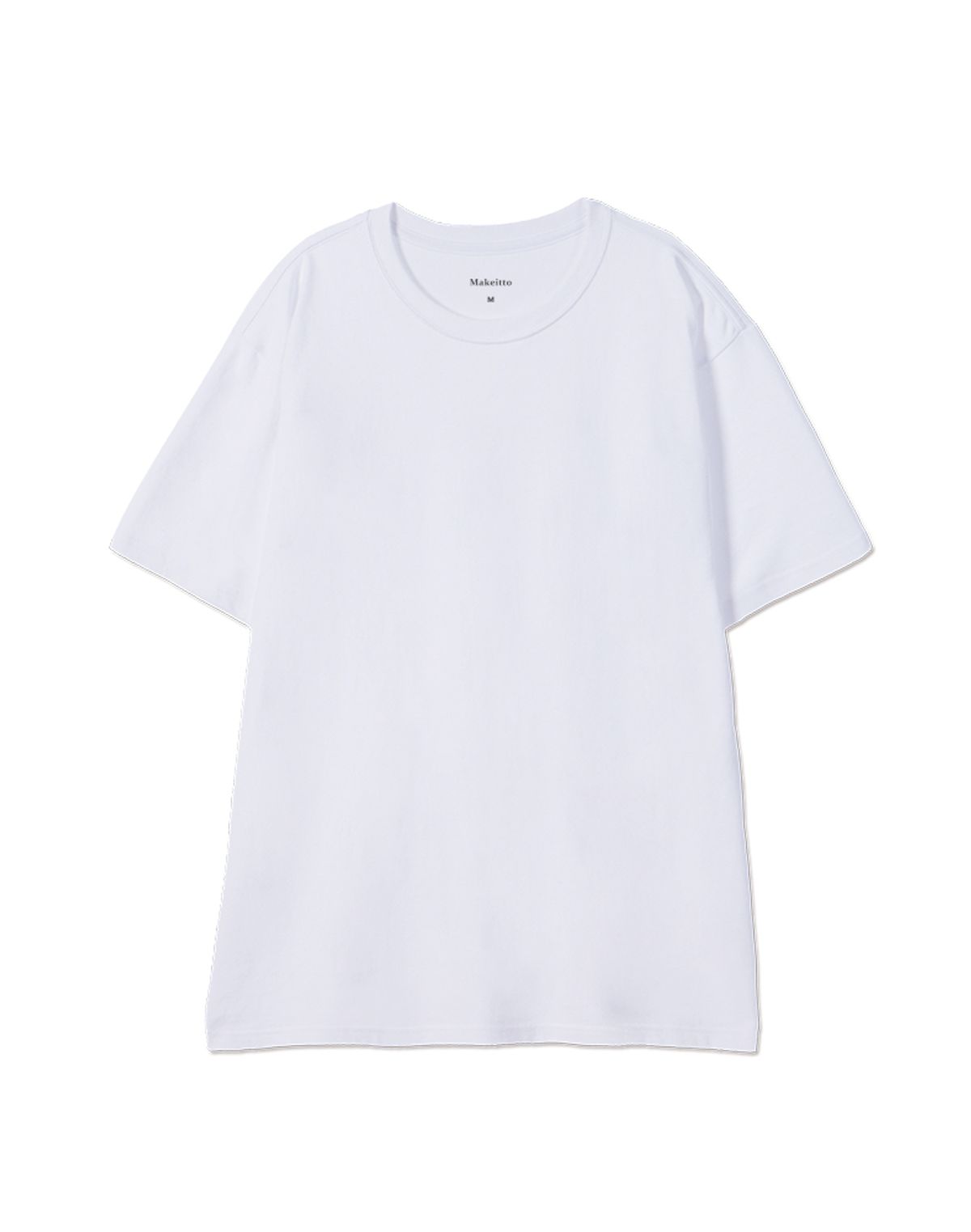 메이킷투(MAKEITTO) [BASIC] CREW NECK TEE_WHITE