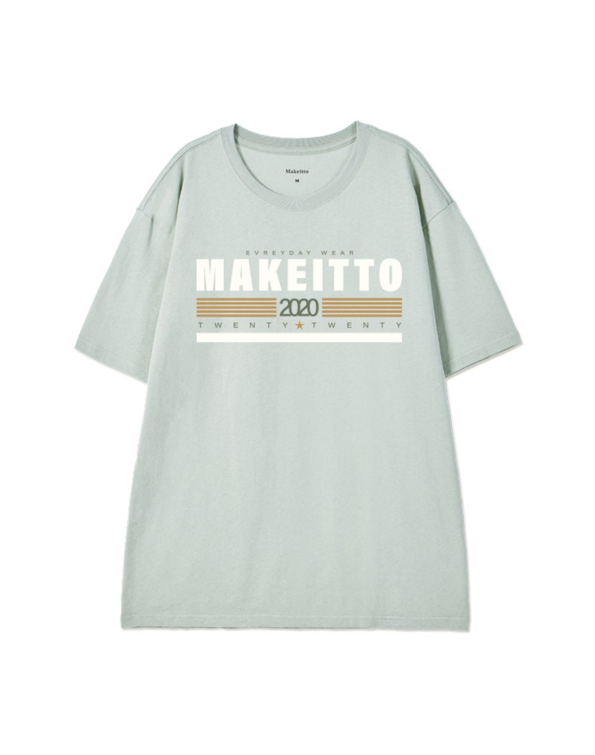 메이킷투(MAKEITTO) [TWENTY TWENTY] CREW NECK TEE_MINT