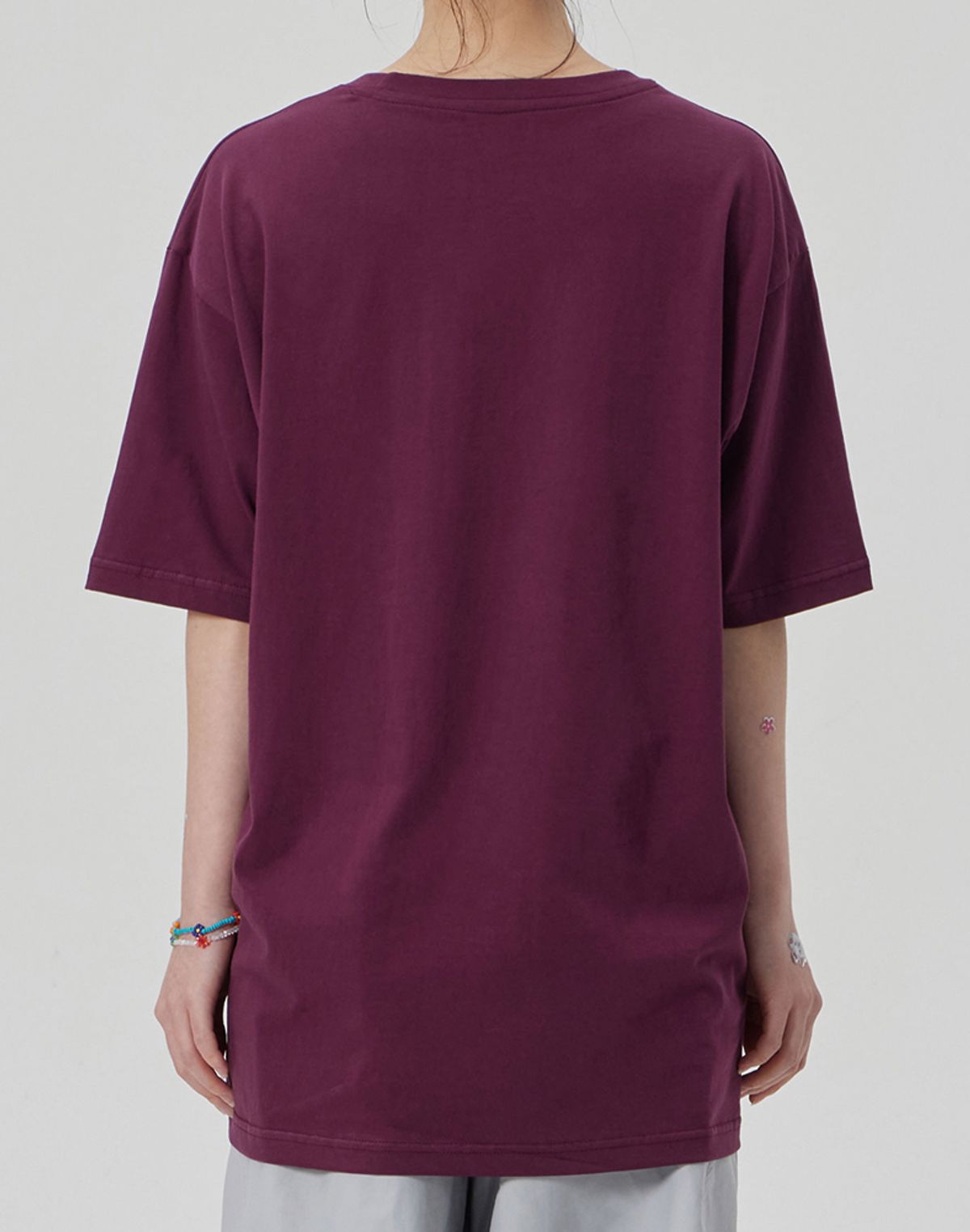 메이킷투(MAKEITTO) [TWENTY TWENTY] CREW NECK TEE_WINE