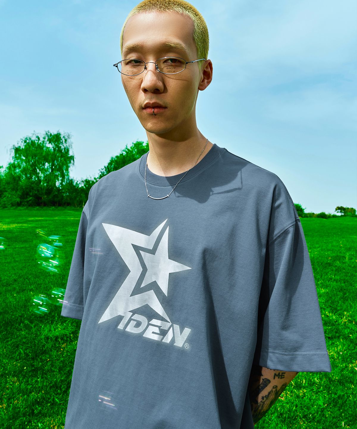 더 아이덴티티 프로젝트(THE IDENTITY PROJECT) Shooting star round half sleeve [folkstone]