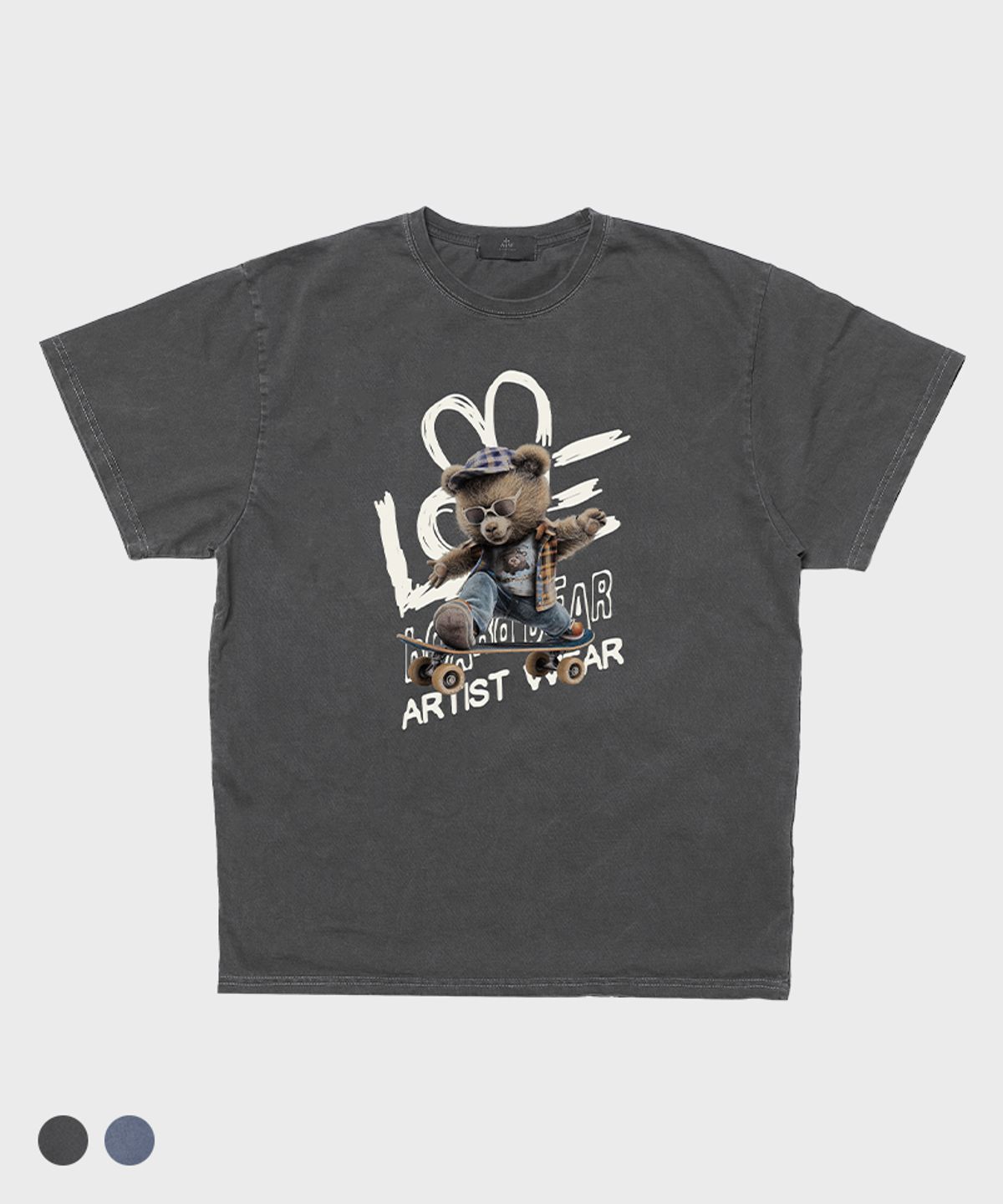 아티스트웨어(ARTISTWEAR) [ATW] 보드베어 피그먼트 반팔티_GB