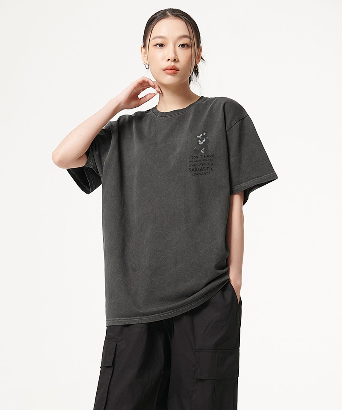 아티스트웨어(ARTISTWEAR) [ATW] 노어드바이스 피그먼트 반팔티_GB