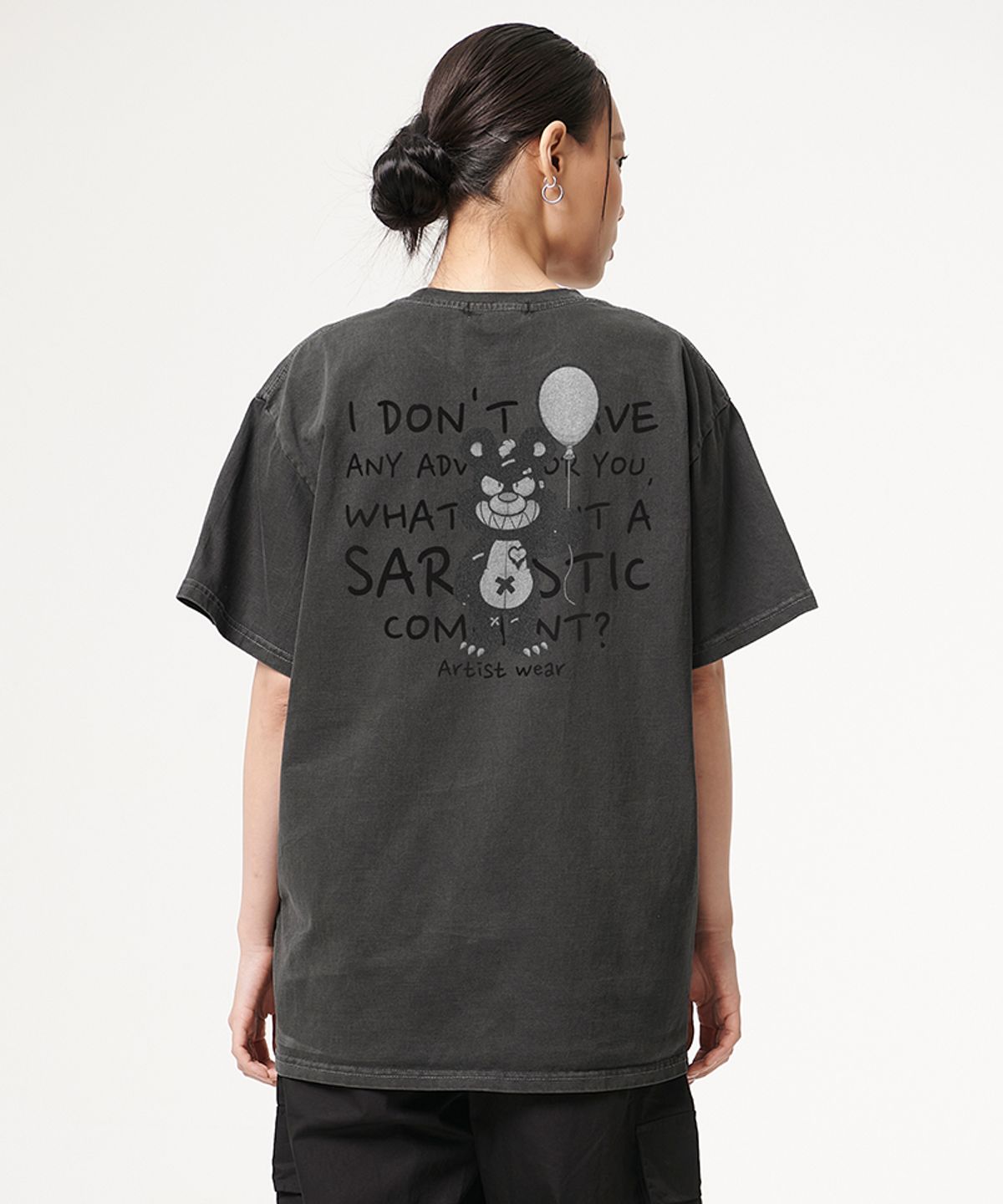 아티스트웨어(ARTISTWEAR) [ATW] 노어드바이스 피그먼트 반팔티_GB