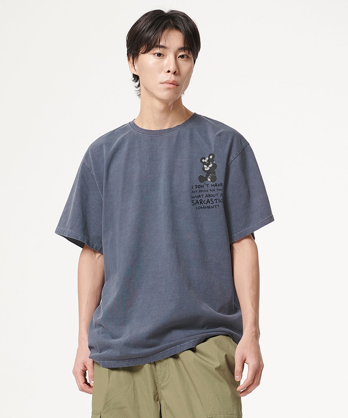 아티스트웨어(ARTISTWEAR) [ATW] 노어드바이스 피그먼트 반팔티_GB