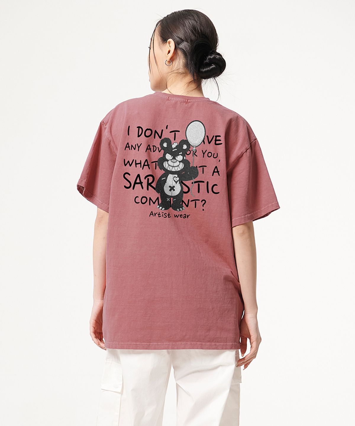 아티스트웨어(ARTISTWEAR) [ATW] 노어드바이스 피그먼트 반팔티_GB