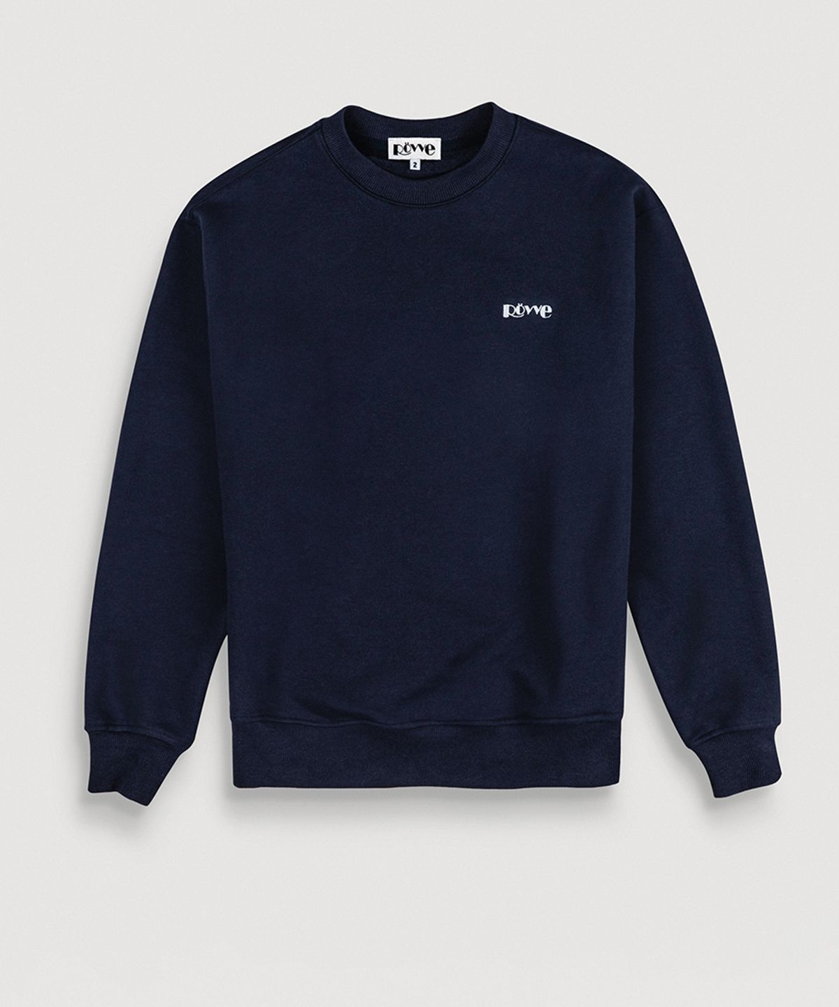 뢰브(ROVVE) Sweat Shirt (Navy)