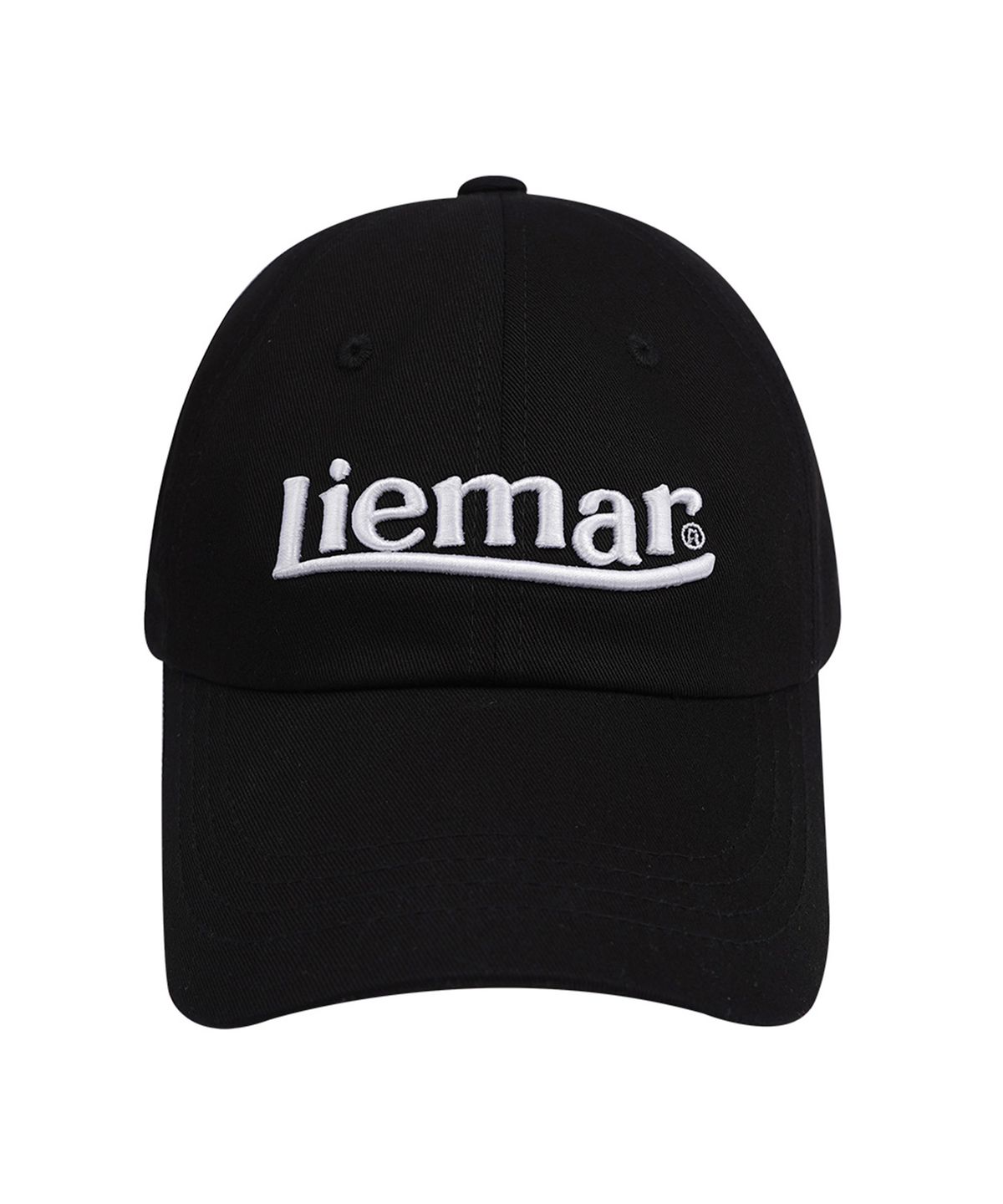 리에마르(LIEMAR) 엠보자수 볼캡 블랙