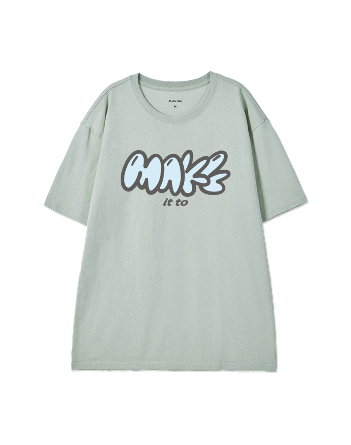 메이킷투(MAKEITTO) [MAKE] CREW NECK TEE_MINT