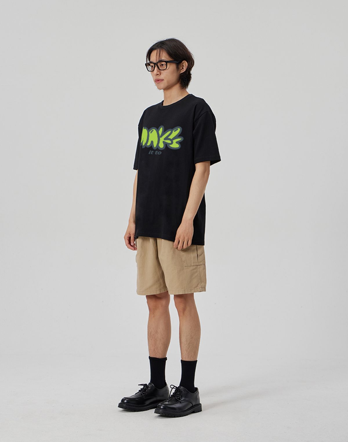 메이킷투(MAKEITTO) [MAKE] CREW NECK TEE_BLACK