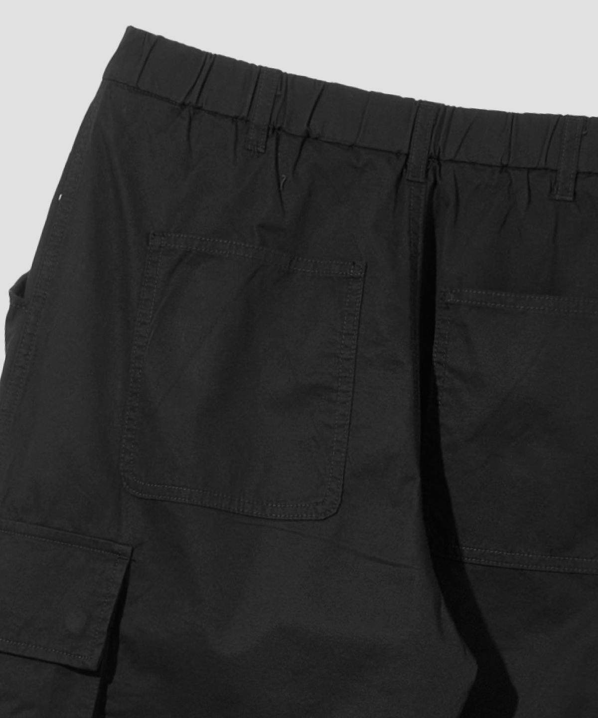 에이지오디(AGOD) 카고 스트랩 파라슈트 코튼 팬츠 [블랙]