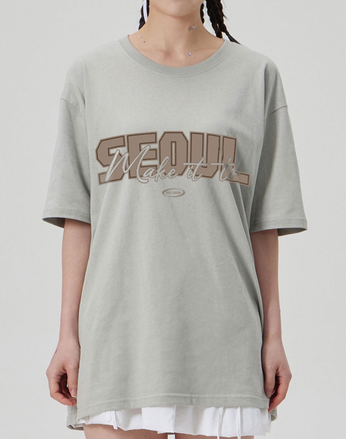 메이킷투(MAKEITTO) [SEOUL] CREW NECK TEE_MINT