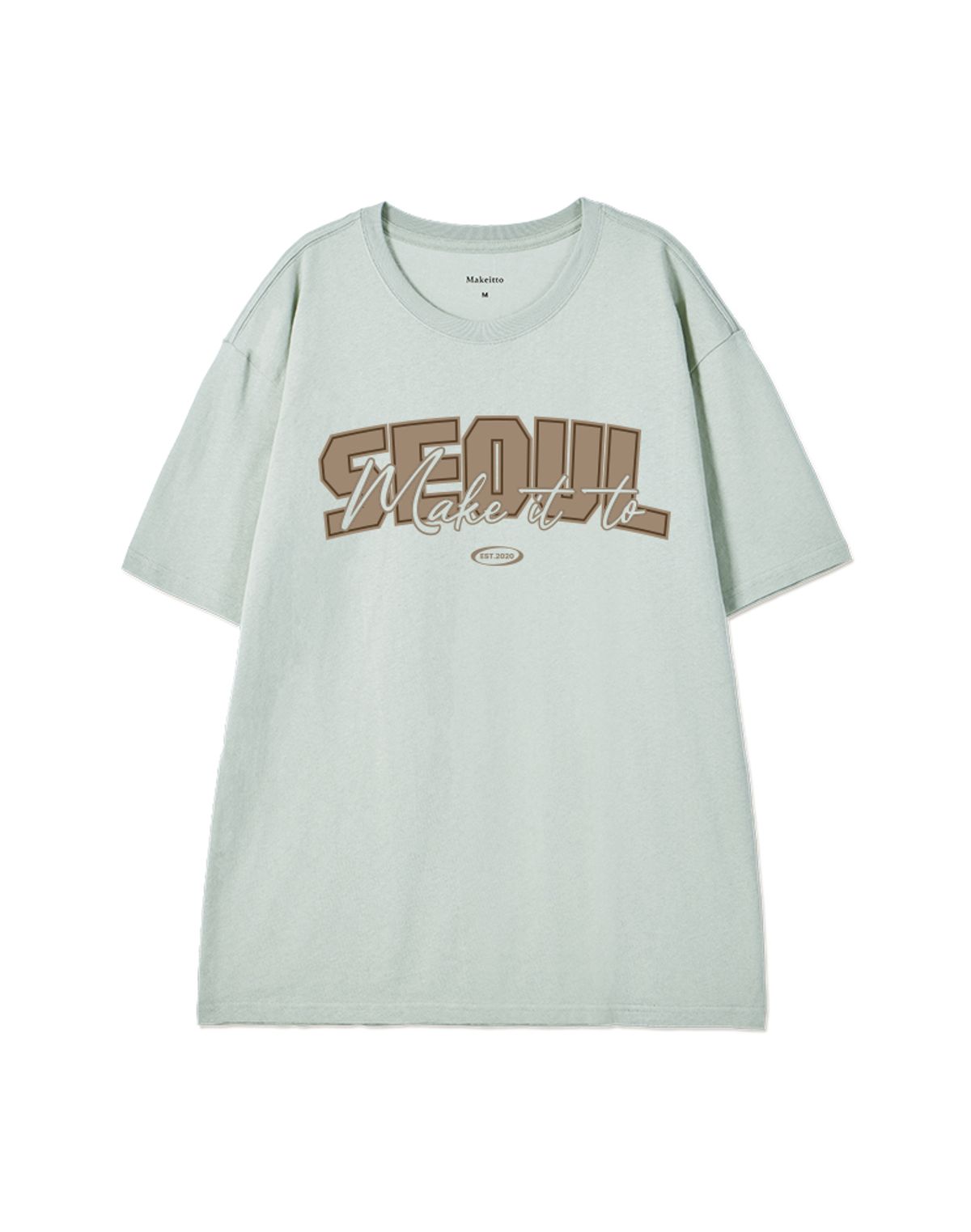 메이킷투(MAKEITTO) [SEOUL] CREW NECK TEE_MINT