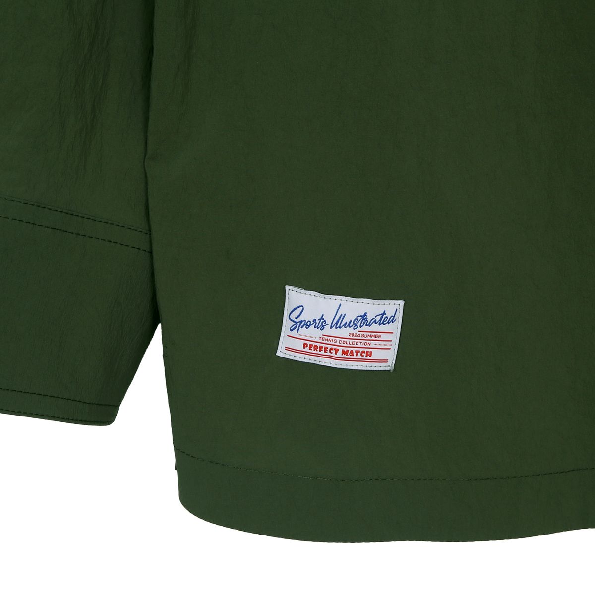 스포츠 일러스트레이티드(SPORTS ILLUSTRATED) TENNIS OVERFIT WOVEN SHIRT (KHAKI)