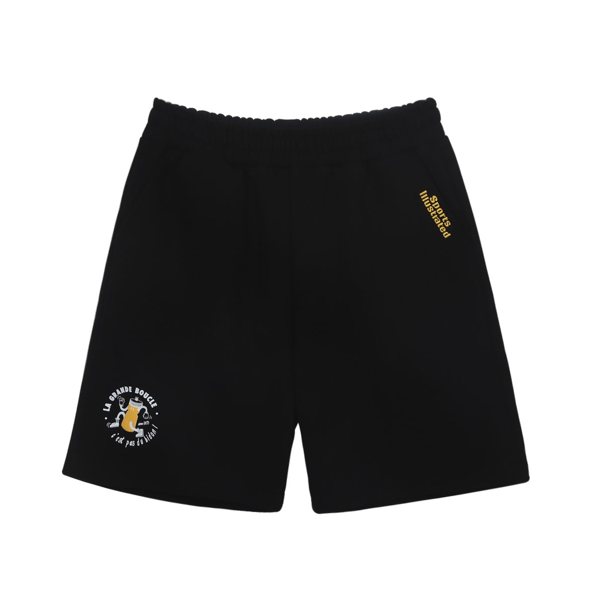스포츠 일러스트레이티드(SPORTS ILLUSTRATED) CYCLING TRAINING HALF PANTS (BLACK)